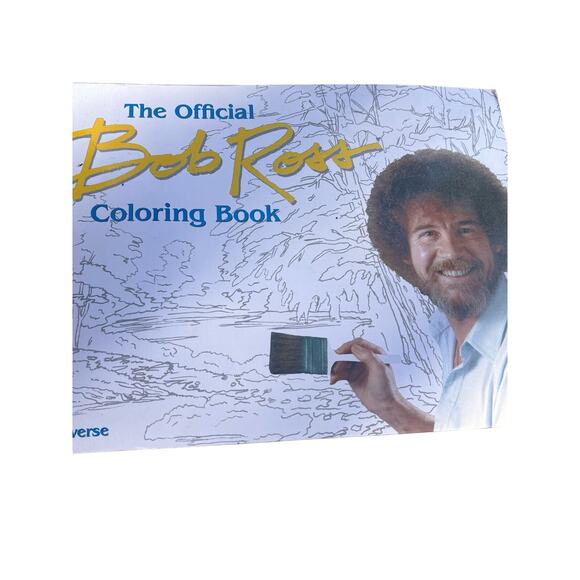 The Official Bob Ross Coloring Book The Colors of the Four Seasons Unused - Picture 2 of 8